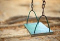 Empty wood swing Royalty Free Stock Photo