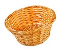 Empty wooden basket Royalty Free Stock Photo