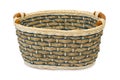 Empty wooden basket
