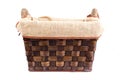 Empty wooden basket Royalty Free Stock Photo