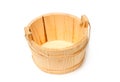 Empty wooden bucket ,kitchen uthesis Royalty Free Stock Photo