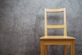 Empty Wooden Chair Royalty Free Stock Photo