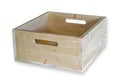 empty wooden crate Royalty Free Stock Photo