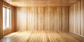 Empty Wooden Room Interior Background Royalty Free Stock Photo