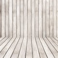 Empty wooden room,interior background,perspective view Royalty Free Stock Photo
