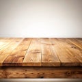 Empty Wooden Table Background for Display Royalty Free Stock Photo
