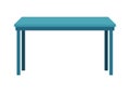 Empty wooden table or desktop. Clean small element of of home interior scenics. Template for object presentation. Table