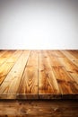 Empty wooden table background Royalty Free Stock Photo
