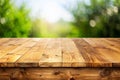 Empty wooden table background Royalty Free Stock Photo