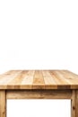 Empty wood table for product display Royalty Free Stock Photo