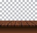 Empty Wooden Tabletop Royalty Free Stock Photo