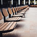 An Empty Woods Seat Awaits Amidst Tranquil Serenity