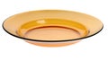 Empty yellow plate