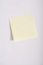 empty yellow sticky note