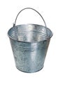 The empty zinced bucket