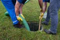 Emptying household septic tank