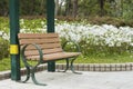 Bench in park