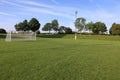 Empy Soccer Pitch Royalty Free Stock Photo