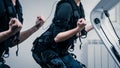 EMS workout at gym Royalty Free Stock Photo