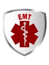 EMT shield sign Royalty Free Stock Photo