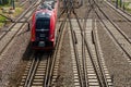 TRACKWAY IN POZNAN Royalty Free Stock Photo