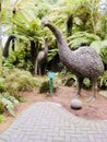 Emu ,statues in Rainbow Springs Nature Park.