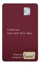 EMV chips have led to a redesign of some credit cards to a vertical or portrait format. Here is a mock generic credit card that is