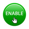 Enable button