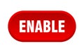 enable button