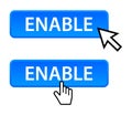 Enable button