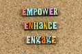 Empower enhance engage leadership ability ambition