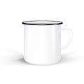 Enamel mug Royalty Free Stock Photo