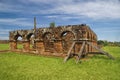 Encarnacion and jesuit ruins in Paraguay Royalty Free Stock Photo