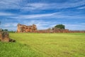 Encarnacion and jesuit ruins in Paraguay Royalty Free Stock Photo