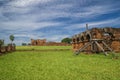 Encarnacion and jesuit ruins in Paraguay Royalty Free Stock Photo