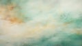 Encaustic Abstract Painting: Airplane In A Sea Of Clouds Royalty Free Stock Photo