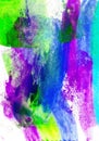 The encaustic background is drawn with wax crayons, colorful image for design Royalty Free Stock Photo