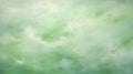 Encaustic Green Clouds: Abstract Space Painting With Soft Color Blending Royalty Free Stock Photo