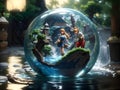 Enchanted Aqua Dream: A Fantasy Water Ball Odyssey