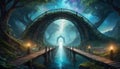 Enchanted Archway Bridge Fantasy