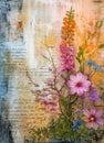 Enchanted Blooms: A Vibrant Fusion of Nature and Artistry in an