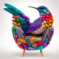 Enchanted Brilliance Hummingbird Chair of Delight?Made with Generative AI Royalty Free Stock Photo