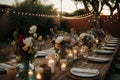 Enchanted Evening: Intimate Backyard Wedding Beneath Nature\'s Canopy