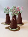 Enchanted forest chocolate Royalty Free Stock Photo