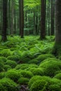 Enchanted Forest Floor: Mossy greens and earthy browns mimic the enchanting ambiance of a forest floor covered in ferns