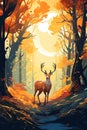 Enchanted Forest: A Majestic Hunting Adventure Under the Radiant