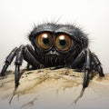 Enchanting Arachnid: A Whimsical Woodcarving Inspired by the Lor