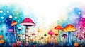 Enchanted Forest Mushroom Umbrella