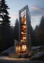Enchanted Forest Tower: A Modern Staircase to Perfection Near th