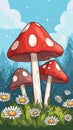 Enchanted Forest: A Whimsical Tale of Mushroom Fields, Tiny Vill